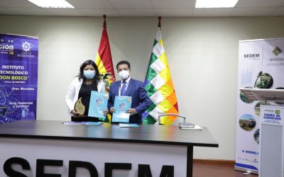 SEDEM Y ITDB FIRMAN CONVENIO DE FORTALECIMIENTO INTERINSTITUCIONAL